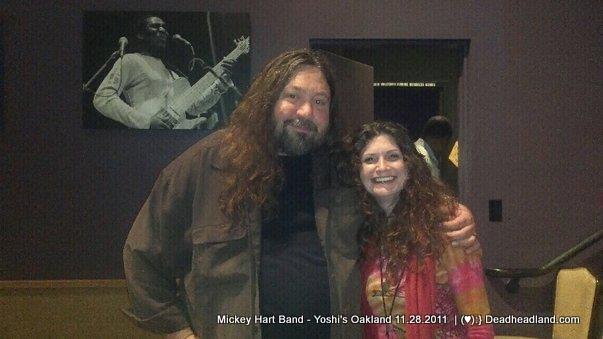 Adrienna and Dave Schools at Mickey Hart Band Show Adrienna and Dave Schools at Mickey Hart Band Show