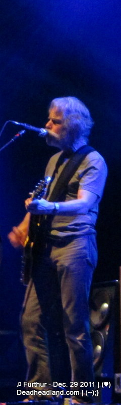 Bob Weir sings "Big Bad Blues"  at Furthur 12.29.2011 San Francisco - phot by happycat! for DeadHeadLand.com