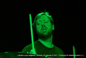 Joe Russo - Bustle In Your Hedgerow 2012-01-27 - Brooklyn Bowl | Photo by Timezoner for Deadheadland