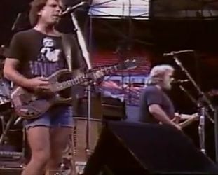 DHL Half-Time Show: Bob Weir Sports Madonna T-Shirt | Grateful Dead Terrapin Station