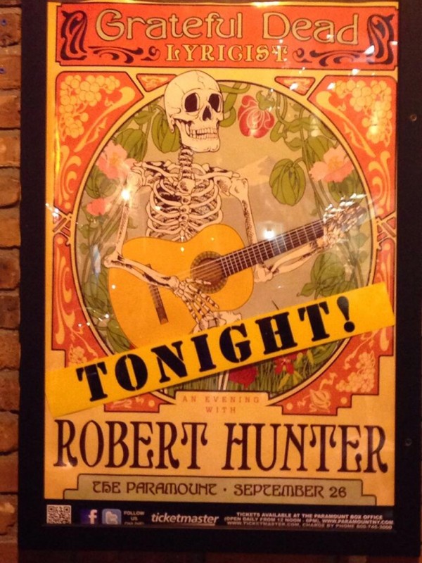 Deadheadland | (~);} | SETLIST: Robert Hunter – The Paramount