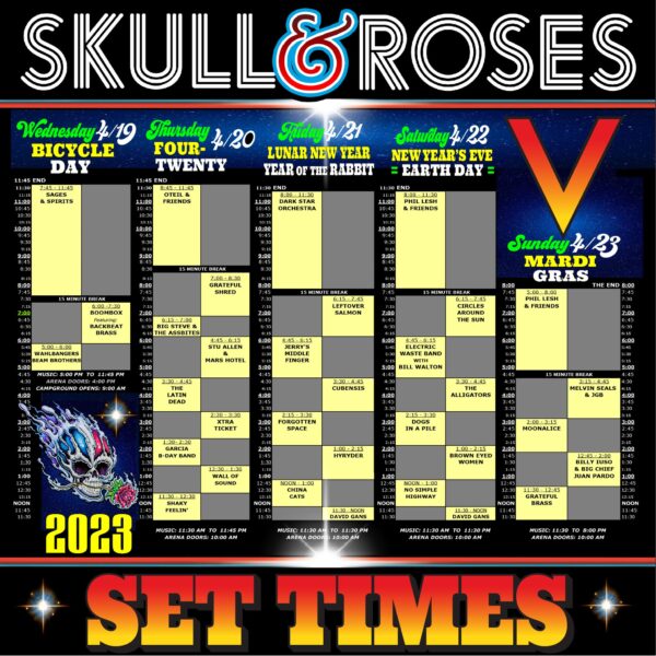 Deadheadland ();} Skull & Roses Festival Day 3 Livestream